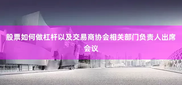 股票如何做杠杆以及交易商协会相关部门负责人出席会议