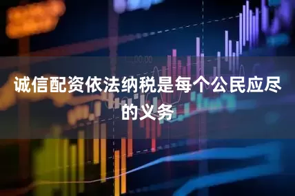 诚信配资依法纳税是每个公民应尽的义务
